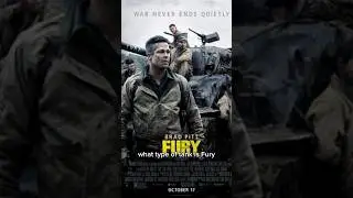 What tank was ACTUALLY used in Fury?