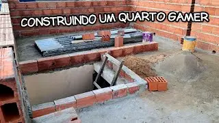Construção do Meu Quarto Gamer na Laje
