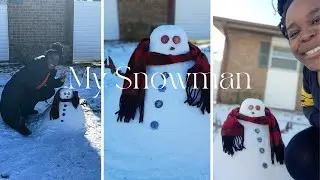 My First Attempt in Making a Snowman | Mini "Monster"