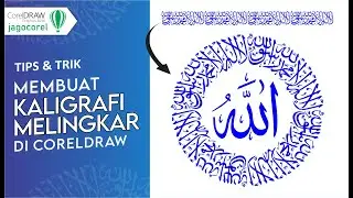 Cara Termudah Membuat Kaligrafi Melingkar Pada Coreldraw