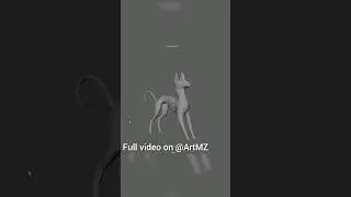 Cat low poly 3D modeling. Autodesk Maya tutorial 