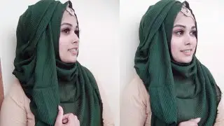 Gorgious Hijab style with Tikli | Eid special hijab tutorial 2021
