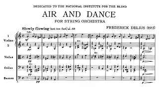 Frederick Delius - Air and Dance (Audio + Score)