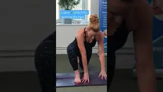 Open up the hips with Lizard stretch - #clinicalyoga
