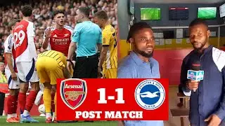 Arsenal vs Brighton 1-1 Post Match Interview Reaction Premier League EPL Highlights Today 2024