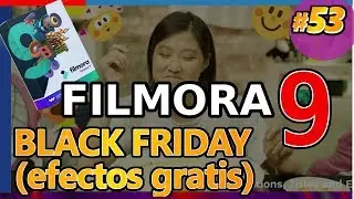 FILMORA 9: FILMSTOCKS | BLACK FRIDAY PACK GRATIS, paquete de efectos Viernes Negro. Tutorial 53