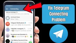 How To Fix Telegram Connecting Problem | Telegram network issue fix