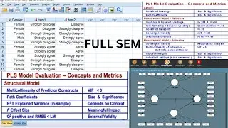 SEM on SmartPLS 4 from Zero to Hero