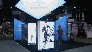 Moss GlobalShop 2019 Trade Show Booth - Materials, Technology and Technique