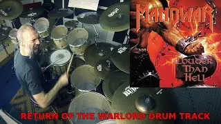 Manowar - Return Of The Warlord DRUM TRACK by EDO SALA