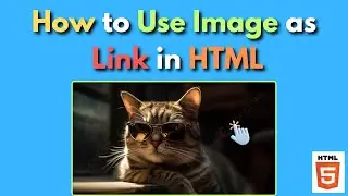 How to Use Image as Link in HTML | Html Image Link