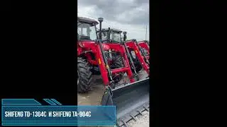 Трактор Скаут TD-1304С, экскаваторная установка Скаут ВК-250,  Shifeng TD-1304C и Shifeng TA-904C