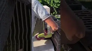Газоблок + кельма ковш