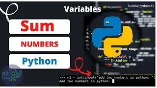 Python tutorial: ADD TWO NUMBERS in python with input scanner | SUM NUMBERS