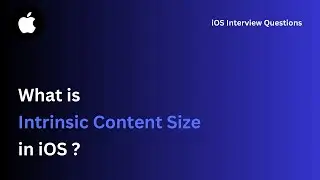 Intrinsic Content Size in AutoLayout | Learn iOS Interview Questions in Hindi 2024