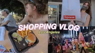 ШОППИНГ ВЛОГ С ВИНТАЖЕМ / наше раннее утро / Supreme, DollSkill, Brendy Melville / Лос-Анджелес