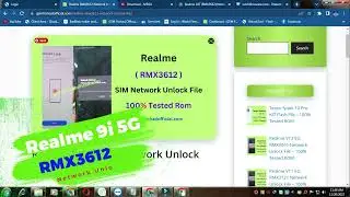 Realme 9i 5G RMX3612 SIM Network Unlock File