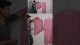 coba komposisi ini untuk foto produk gamis