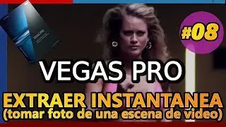 EXTRAER FOTO DE UN VIDEO CON VEGAS PRO 16, 15, 14 Tutorial 08: guardar instantánea, fotograma,  Sony