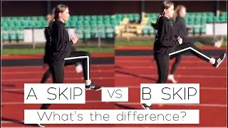 A Skip and B Skip Running Drills compared. How to perform this important exercise for runners.