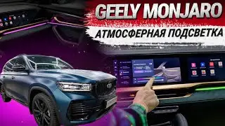 Атмосферная подсветка салона акриловыми нитями для Geely Monjaro