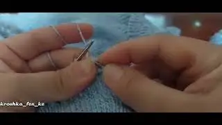 Эластичный метод закрытия петель с накидом | Подробный урок
