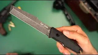 Туристический нож Азъ Есмь Усердие сталь N690, рукоять Black G10