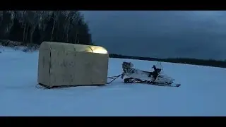 Глухозимье !! Балансир и безмотылка. Ветер сбивает с ног.