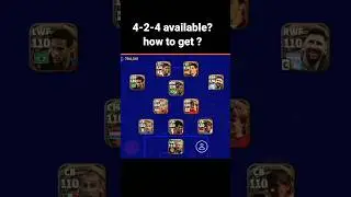 How to get any unique formations in efootball | hidden formations| 