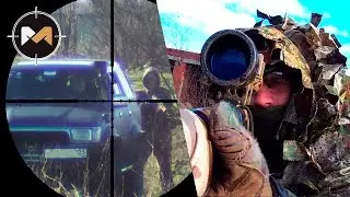 Urban Sniper. Scope cam. Airsoft Sniper Gameplay