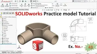 SOLID works Practice model Tutorial|mechanical  drawings|knowledge life
