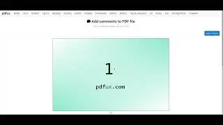 How to add comments to a PDF file