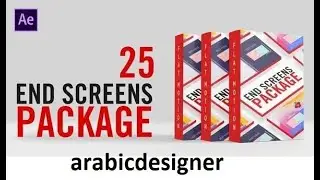 After Effects Template l youtube end screen package