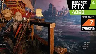 RTX 4060 + AMD Ryzen 7 5700X3D - The Witcher 3 Next-Gen - Benchmark 4K 1080p ULTRA