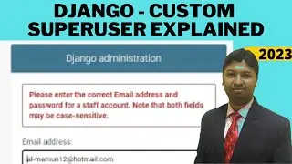 Christo Ananth - Custom Superuser, Custom User Model, Custom Forms - Advanced Programming Practice