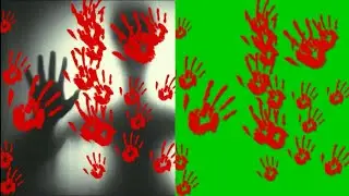Green screen ghost handprint. Green screen handprint. Green screen ghost.