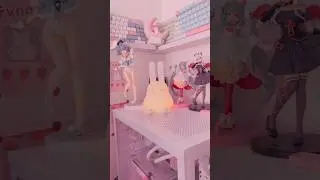 Unboxing a cute bunny lamp🐇 #setup #pink #gaming #aesthetic #unboxing #pc #asmr #kawaii
