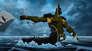 Alexia and Heron VS Talos Giant | Blood of Zeus Season 2
