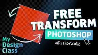 How to Transform Shapes in Photoshop. From Scratch.