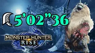 MH: Rise | Goss Harag Great Sword Solo 5'02 (capture)