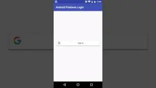 Android Firebase Authentication Tutorial Using Firebase Google Login