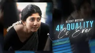 Alight Motion Best 4K Quality CC 👀🤍 ! | Preset & XML File | Alight Motion | Rajj Editz |