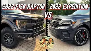 *RACE ALERT* 2022 FORD F150 RAPTOR VS 2022 EXPEDITION STEALTH: Which 3.5L EcoBoost High Output Wins?