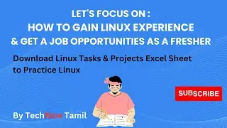 Linux Jobs for Freshers: Learn How To Gain Linux Experience | with Linux Tasks & Projects