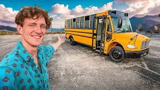 Купил школьный автобус для кругосветки. Начало проекта! 🌎