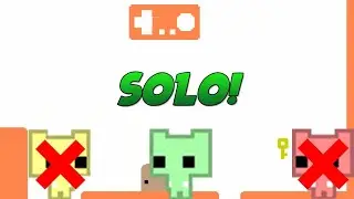 Playing the solo levels in Pico Park!