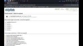 Perform Web Server Reconnaissance using Skipfish