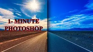 1 Minute Photoshop Tutorial  - Color Correction With 1 Click - (EP . 2)