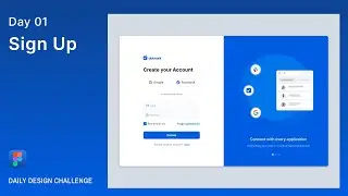 Daily UI Design Challenge | Day 01  | Sign Up Page