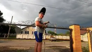 Красивый забор своими силами . Обустройство участка.